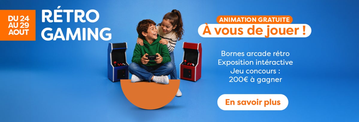 Bannière Rentree Retro Gaming Pau